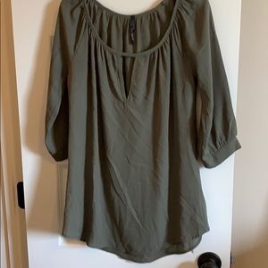 Dark Green Blouse